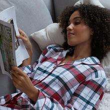 Load image into Gallery viewer, Cyberjammies Blaze Brushed Check Pyjama Set