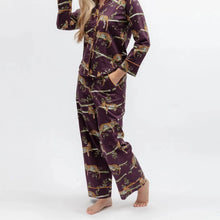 Load image into Gallery viewer, Cyberjammies Wild Slumber Leopard Print Wide Leg PJ Set
