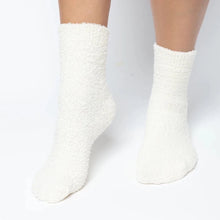 Load image into Gallery viewer, Cyberjammies Ivory Fluffy socks