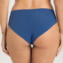 Load image into Gallery viewer, Hanro Invisible Cotton Midi Briefs In True Navy