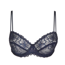 Load image into Gallery viewer, Marie Jo Jane Balcony Bra Horizontal Seam In Velvet Blue