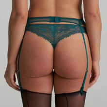 Load image into Gallery viewer, Marie Jo Junoo Suspender Belt In Jasper Green