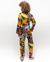 Load image into Gallery viewer, Cyberjammies Avery Navy Floral Print Pyjama Set
