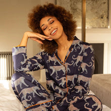 Load image into Gallery viewer, Cyberjammies Taylor Leopard Print Wide Leg Pyjama Set
