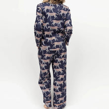 Load image into Gallery viewer, Cyberjammies Taylor Leopard Print Wide Leg Pyjama Set
