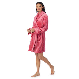 DKNY Signature Dressing Robe In Rose