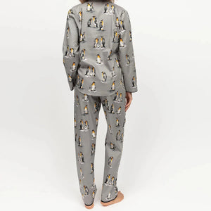 Cyberjammies Parker Grey Penguin PJ Set