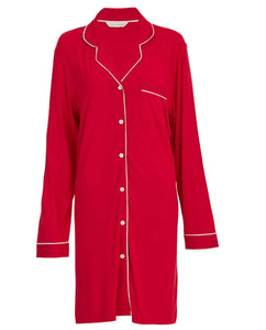 Cyberjammies Montana Red Jersey Nightshirt