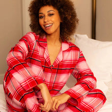 Load image into Gallery viewer, Cyberjammies Super Soft Noelle Brushed Checked Pyjama Set
