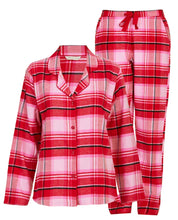 Load image into Gallery viewer, Cyberjammies Super Soft Noelle Brushed Checked Pyjama Set
