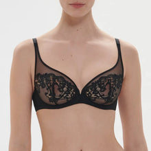 Load image into Gallery viewer, Simone Perele Saga Full Cup Plunge Bra In Black
