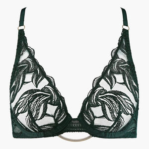 Aubade Into The Groove Triangle Bra In Forest