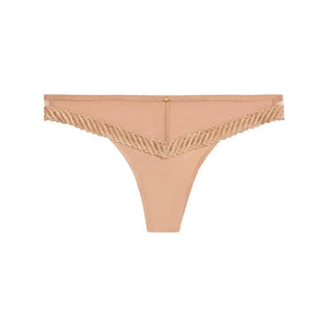 Aubade Sheer Emotion Tanga Brief In Nude