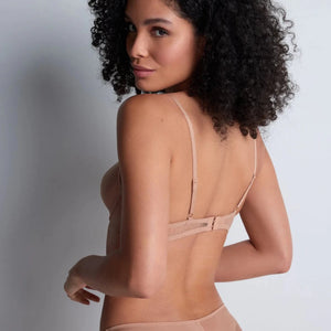 Aubade Sheer Emotion Triangle Bra In Nude