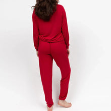Load image into Gallery viewer, Cyberjammies Blaze Slouch Jersey PJ Set In Red
