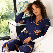 Load image into Gallery viewer, Cyberjammies Indigo Tigers Pyjama Set
