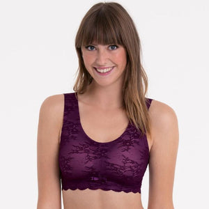 Anita Essentials Lace Bralette In Purple