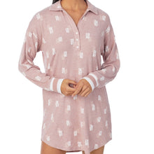 Load image into Gallery viewer, DKNY Logo Sleep Shirt In Dusty Pink

