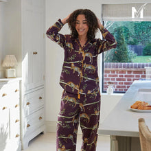 Load image into Gallery viewer, Cyberjammies Wild Slumber Leopard Print Wide Leg PJ Set
