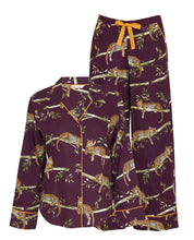 Load image into Gallery viewer, Cyberjammies Wild Slumber Leopard Print Wide Leg PJ Set
