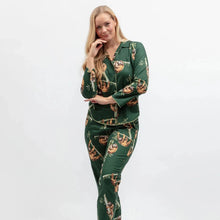 Load image into Gallery viewer, Cyberjammies Ember Sloth Print Jersey Pyjama Set
