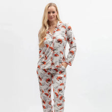 Load image into Gallery viewer, Cyberjammies Pumpkin Spice Red Panda Pyjama Set
