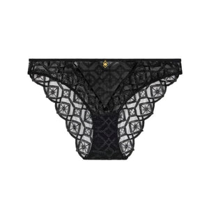 Aubade Sense Of Illusion Italian Brief In Black