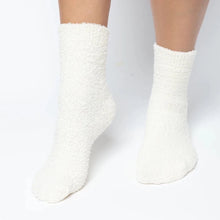 Load image into Gallery viewer, Cyberjammies Ivory Fluffy socks
