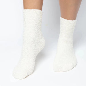 Cyberjammies Ivory Fluffy socks