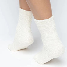 Load image into Gallery viewer, Cyberjammies Ivory Fluffy socks
