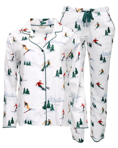 Cyberjammies Whistler Womens Ski Print Pyjama Set
