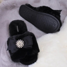 Load image into Gallery viewer, Pretty You London Anya Slippers In Black
