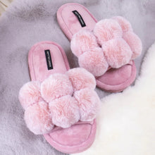 Load image into Gallery viewer, Pretty You London Dolly Slippers In Pink
