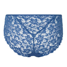 Load image into Gallery viewer, Hanro Moments Lace Back Midi Brief In True Navy
