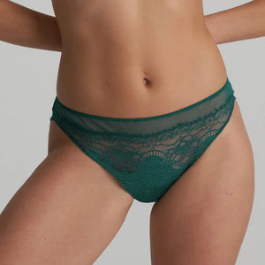 Marie Jo Junoo Rio Briefs In Jasper Green