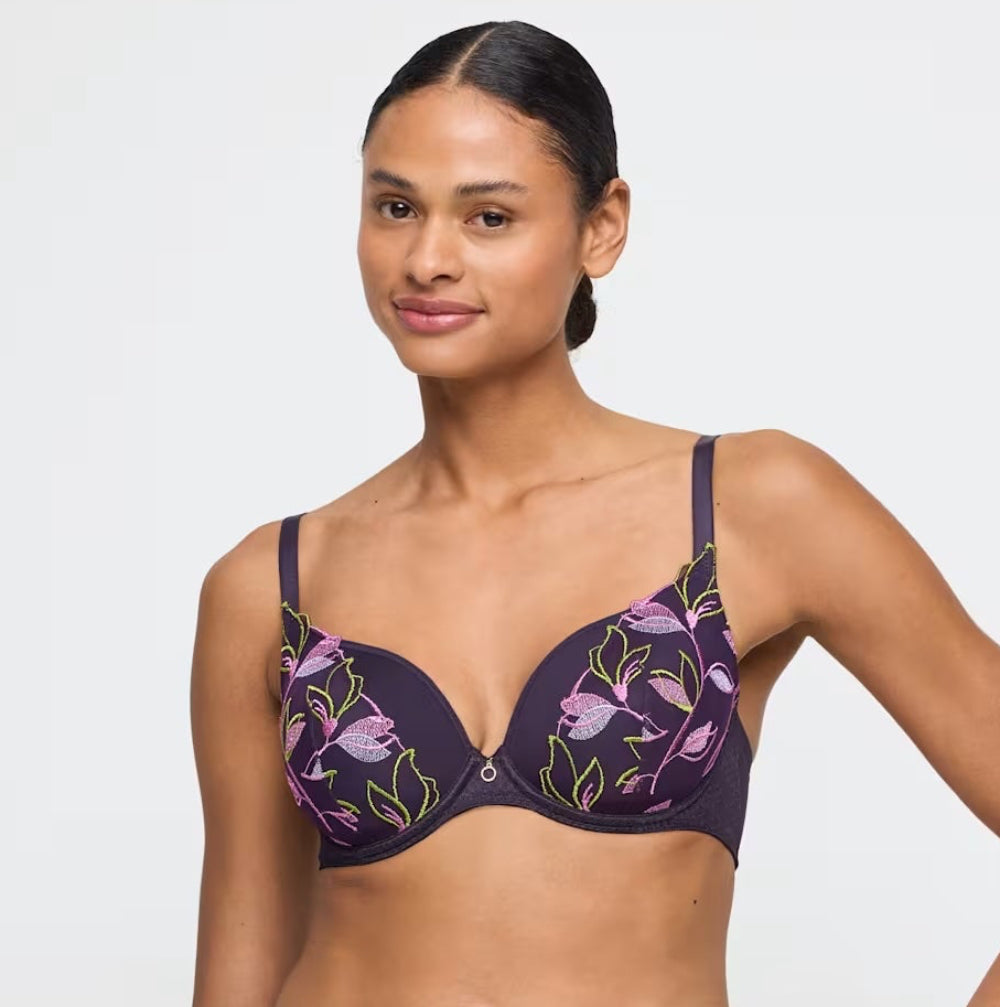 Marie Jo Loish Padded Heartshape Bra In Amethyst