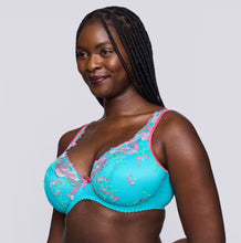 Load image into Gallery viewer, Prima Donna Devdaha Half Padded Plunge Bra In Mermaid
