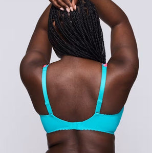 Prima Donna Devdaha Half Padded Plunge Bra In Mermaid