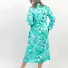Load image into Gallery viewer, Cyberjammies Leona Lace Trim Floral Wrap Dressing Gown
