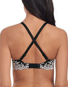 Wacoal Embrace lace plunge bra - black