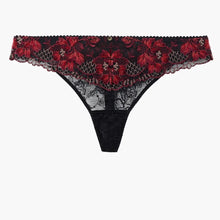 Load image into Gallery viewer, Aubade Melodie D&#39;ete Tanga Brief In Black Cherry
