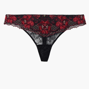 Aubade Melodie D'ete Tanga Brief In Black Cherry