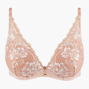 Aubade Mélodie D'été Shoulder Plunge Bra In Aurore