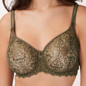 Cassiopee Seamless Embroidery Full Cup Bra