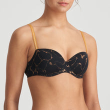 Load image into Gallery viewer, Marie Jo L’Adventure Colin Padded Balcony Bra In Black Marble
