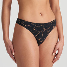 Load image into Gallery viewer, Marie Jo Colin Thong In Black Marble
